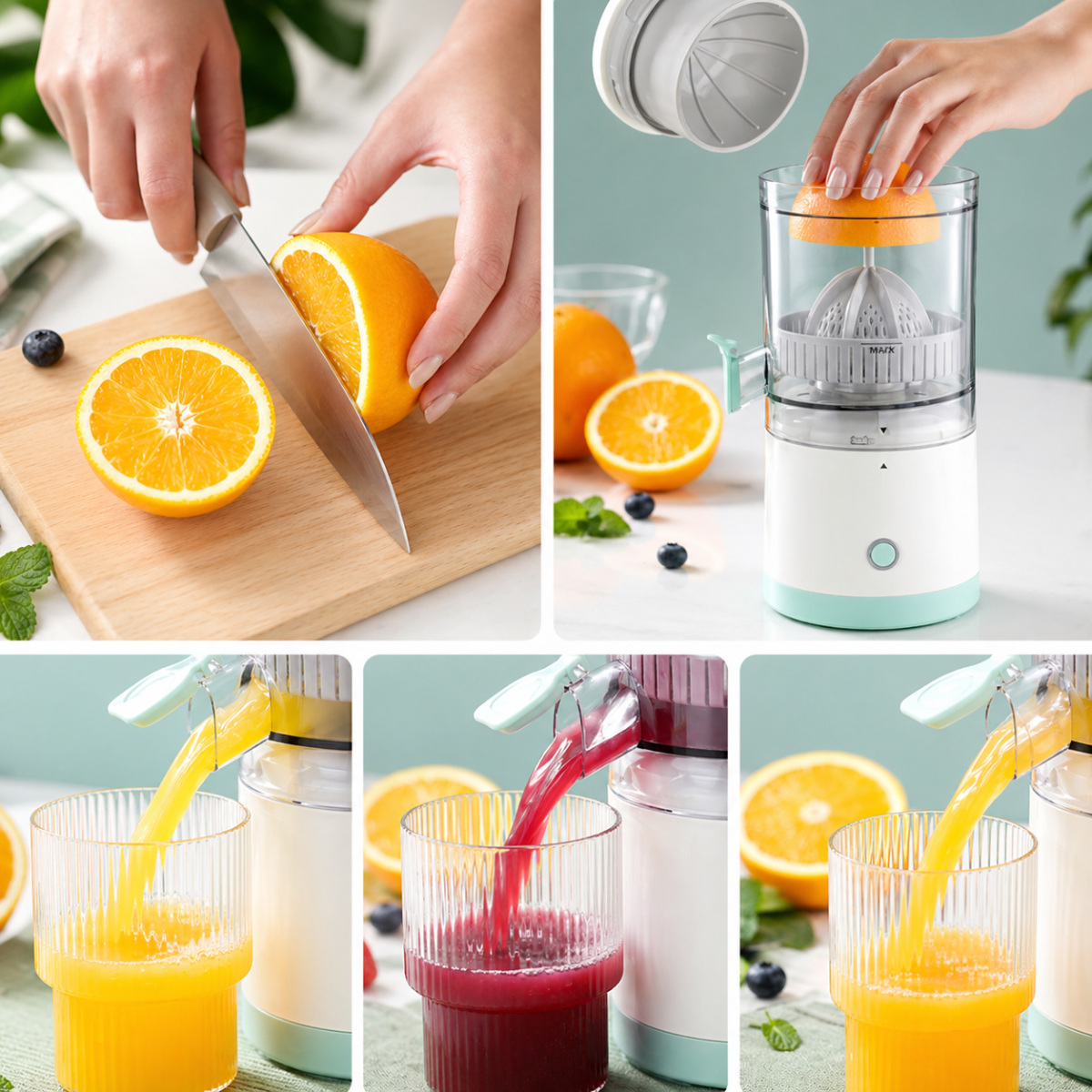 Extractor de Jugo Recargable